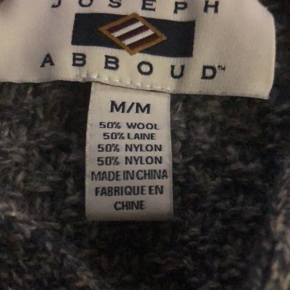 Mens Joseph Abboud Wool Knit Sweater Medium - Picture 7 of 7